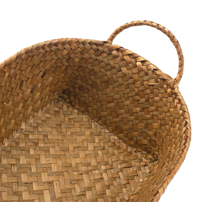 DOKOT Woven Rattan Baskets - Set of 3, Perfect for Kitchen Storage and Organizing Fruits - Image 3